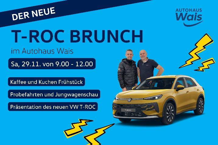 Einladung zum T-ROC Brunch am 29.11.2025 ab 9.00 Uhr