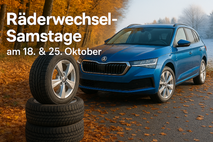 Räderwechsel-Samstage am 18. und 25.10., Bild KI-generiert